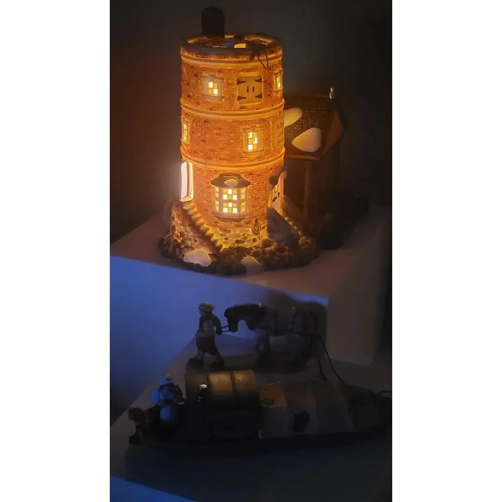 Dept 56 Dickens Village Series St Ives Lock House 58496 Retired NO Light Includ.